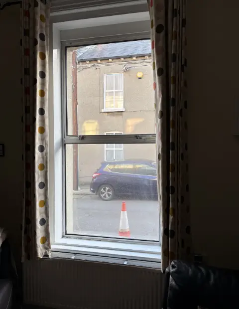 Window in Dublin upgraded with new A-rated double glazing for improved energy efficiency