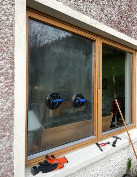 Fogged double glazing repair by P Fahy Glazing Ltd in Wicklow - restoring clarity and glass performance