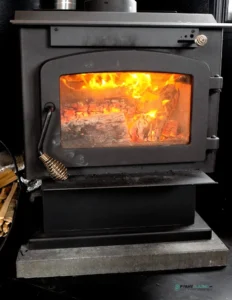 High-temperature stove glass replacement by P Fahy Glazing Ltd for a customer in Wicklow