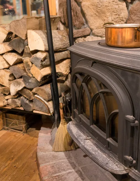 Stove glass replacement fitted by P Fahy Glazing Ltd in Bray, Co. Wicklow