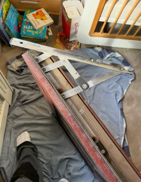 New window hinges installed in Wicklow to stop cold draughts