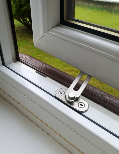 professional window safety restrictor installation Wicklow property