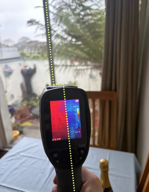 Energy-efficient double glazing glass replacement without changing frames in Wicklow property